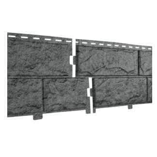 Сайдинг (ПВХ) "Стоун-Хаус" 3,025*0,225 камень изумрудный (ЮП)