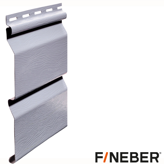 Сайдинг FineBer Standart Серо-голубой 3,66х0,205 (16шт/уп)